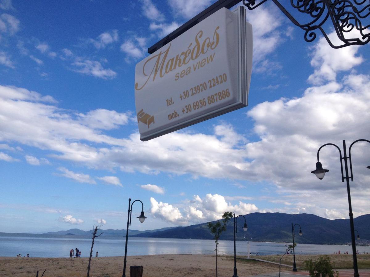 Апартаменты Makedos Sea View Неа-Врасна Экстерьер фото