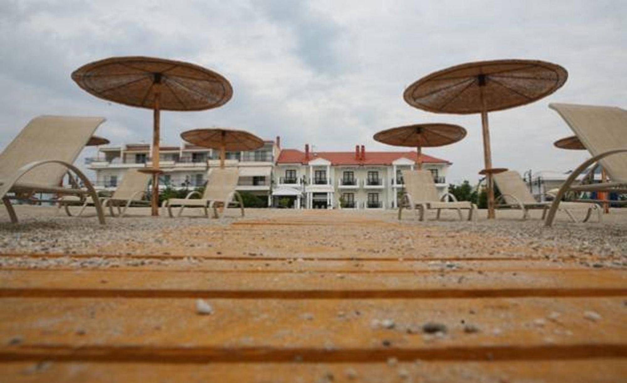 Апартаменты Makedos Sea View Неа-Врасна Экстерьер фото